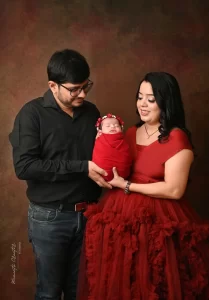 Newborn Baby Family Love in Photoshoot